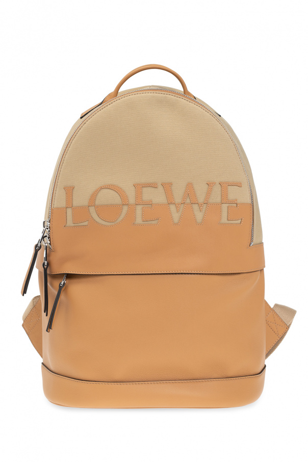 LOEWE Soft Grained Calfskin Small Puzzle Bag Light Caramel